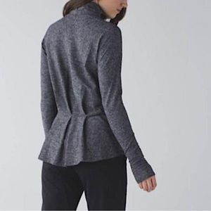 Long sleeve Lululemon peplum top